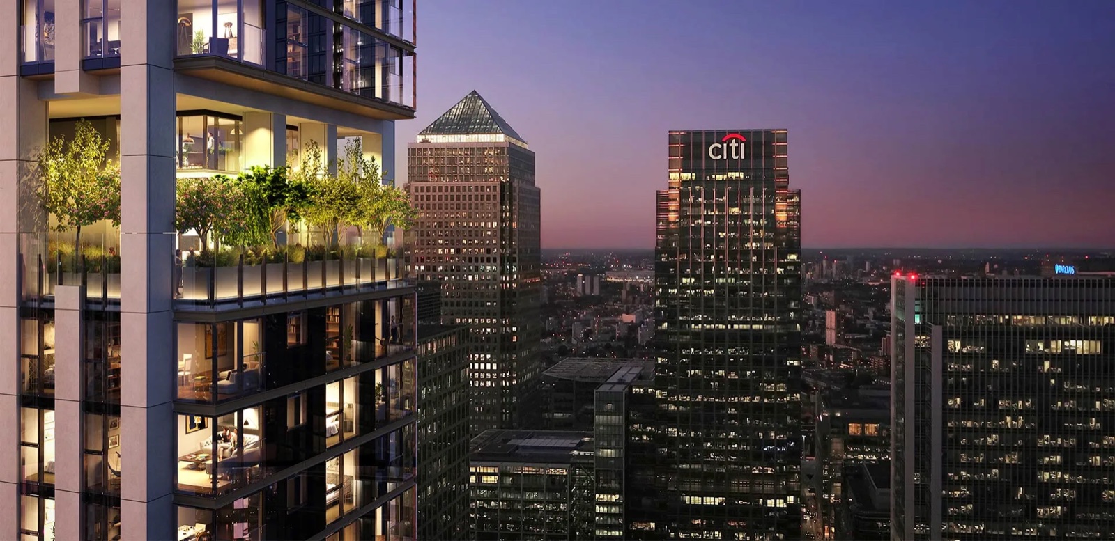 Harcourt Gardens — South Quay Plaza, Canary Wharf E14
