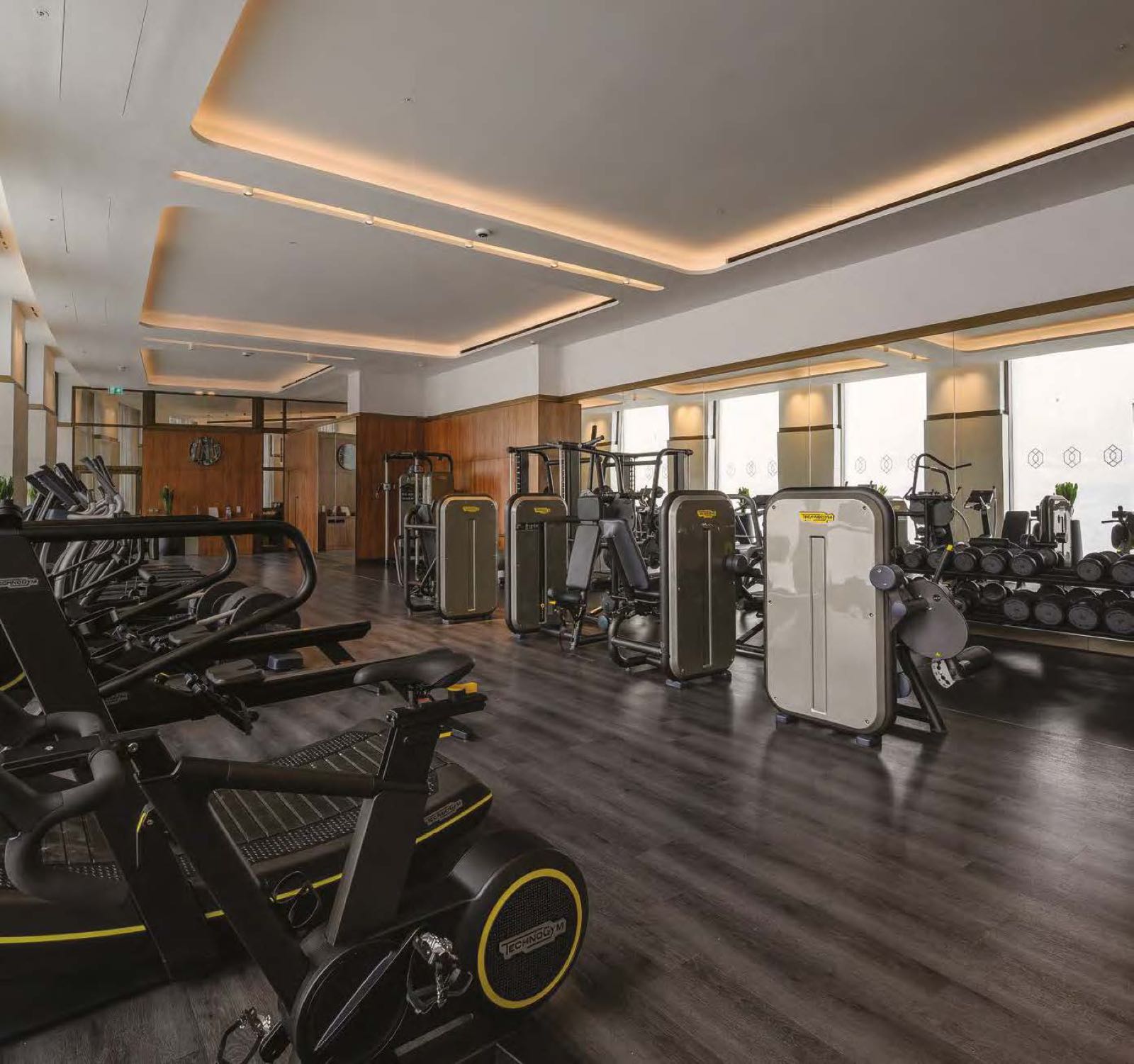 Trillium Paddington W2 London residents' gym with Technogym cardio and strength equipment at West End Gate